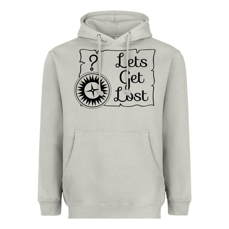 Lets Get Lost Heavyweight Hoodie by Unal Design | Teevron