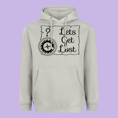 Heavyweight Hoodie lets get lost
