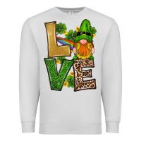 Dove Grey st patricks day gnomes shamrock love Premium Sweatshirt - RanaPortraitStore