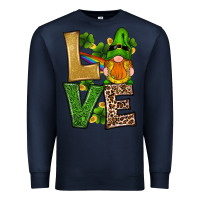 Navy st patricks day gnomes shamrock love Premium Sweatshirt - RanaPortraitStore