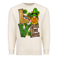 Sandshell st patricks day gnomes shamrock love Premium Sweatshirt - RanaPortraitStore