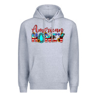 Heather Grey american honey Premium Hoodie - JahusDesignShop