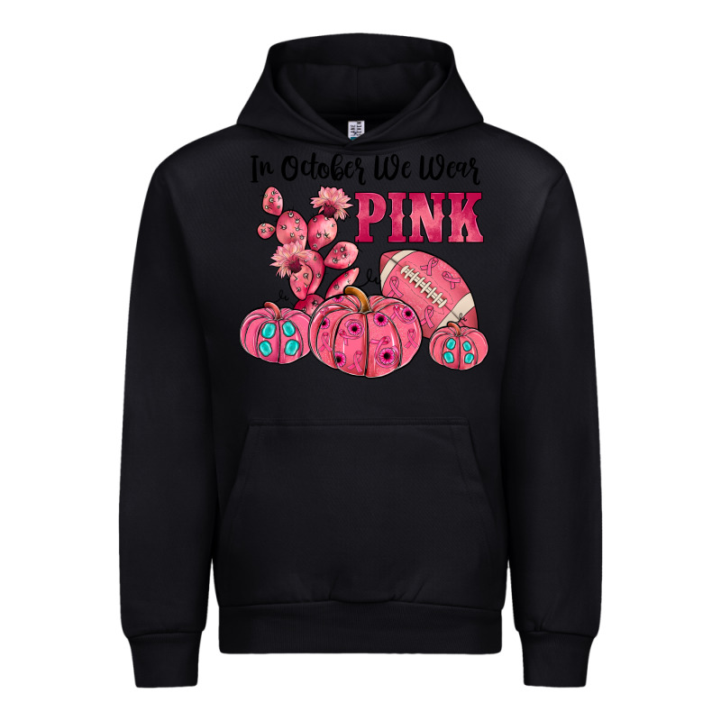 In October We Wear Pink Urban Hoodie by JahusDesignShop | Teevron