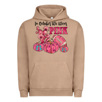 Pigment Burro in october we wear pink Urban Hoodie - JahusDesignShop