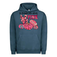 Pigment Midnight Navy in october we wear pink Urban Hoodie - JahusDesignShop