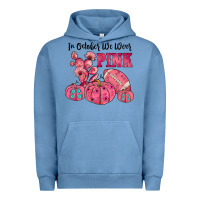 Pigment Pebble Blue in october we wear pink Urban Hoodie - JahusDesignShop