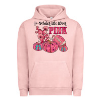 Pigment Salmon in october we wear pink Urban Hoodie - JahusDesignShop