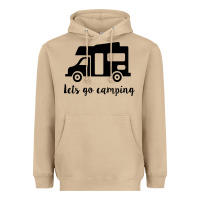 Lets Go Camping Heavyweight Hoodie | Teevron