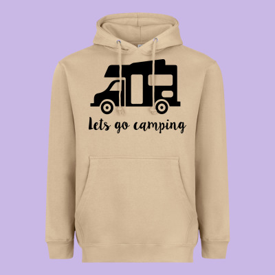 Heavyweight Hoodie lets go camping