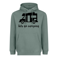 Sage lets go camping Heavyweight Hoodie - Unal Design