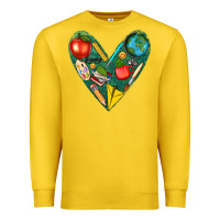 Lemon teacher  heart Premium Sweatshirt - texasbilliewilder