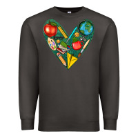 Smoke teacher  heart Premium Sweatshirt - texasbilliewilder