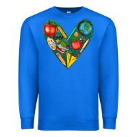 True Royal teacher  heart Premium Sweatshirt - texasbilliewilder