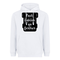 White pack lighter go further Heavyweight Hoodie - Unal Design