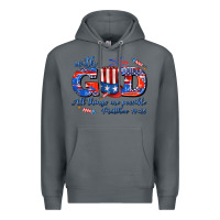 Rock with god all things are possible usa Premium Hoodie - AdoDesignShop