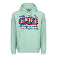 Seafoam with god all things are possible usa Premium Hoodie - AdoDesignShop
