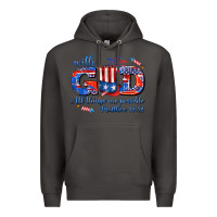 Smoke with god all things are possible usa Premium Hoodie - AdoDesignShop