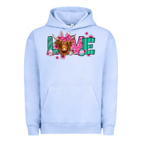 Pigment Grape Ice love easter floral longhaired cow Urban Hoodie - Jasminsmagicworld