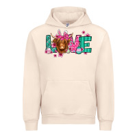 Sandshell love easter floral longhaired cow Urban Hoodie - Jasminsmagicworld