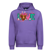 Tulip love easter floral longhaired cow Urban Hoodie - Jasminsmagicworld