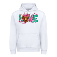 White love easter floral longhaired cow Urban Hoodie - Jasminsmagicworld