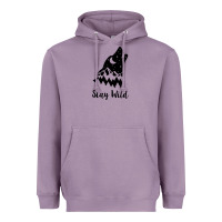 Lavender stay wild Heavyweight Hoodie - Unal Design