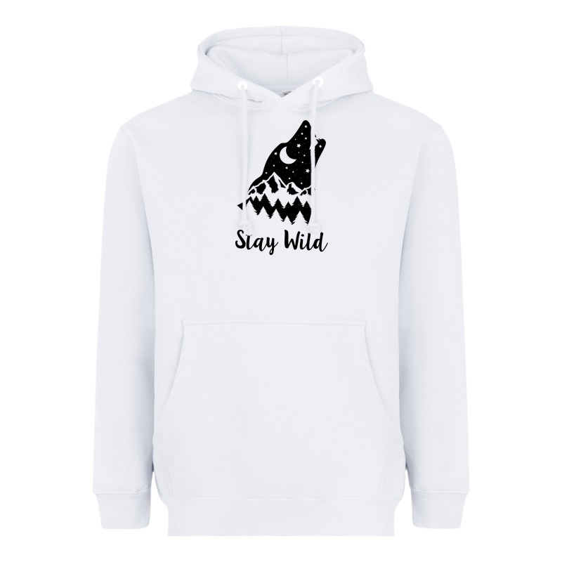 Stay Wild Heavyweight Hoodie by Unal Design | Teevron