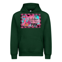 Forest Green in october we wear pink Urban Hoodie - JahusDesignShop