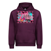 Mauve Wine in october we wear pink Urban Hoodie - JahusDesignShop