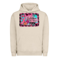 Pigment French Oak in october we wear pink Urban Hoodie - JahusDesignShop