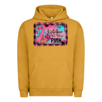 Pigment Peanut Butter in october we wear pink Urban Hoodie - JahusDesignShop