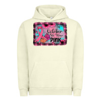 Pigment Pistachio in october we wear pink Urban Hoodie - JahusDesignShop