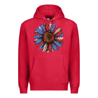 Cardinal usa flag camouflage sunflower Premium Hoodie - JahusDesignShop