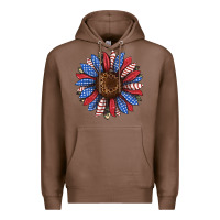 Chestnut usa flag camouflage sunflower Premium Hoodie - JahusDesignShop