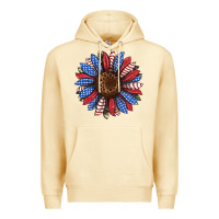 Pina Colada usa flag camouflage sunflower Premium Hoodie - JahusDesignShop