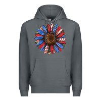 Rock usa flag camouflage sunflower Premium Hoodie - JahusDesignShop