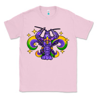 Bubblegum Pink mardi gras crawfish 2 Classic Tee - FaDigitalArtStudio