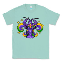 Seafoam mardi gras crawfish 2 Classic Tee - FaDigitalArtStudio
