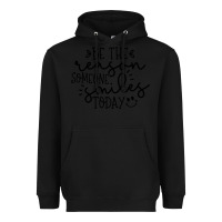 Black smile Heavyweight Hoodie - Unal Design