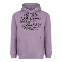 Lavender smile Heavyweight Hoodie - Unal Design