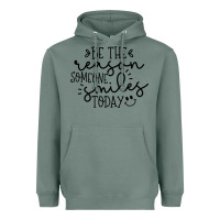 Sage smile Heavyweight Hoodie - Unal Design