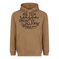 Toasted Coconut smile Heavyweight Hoodie - Unal Design