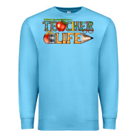 Ocean Blue teacher life Premium Sweatshirt - texasbilliewilder