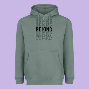 Be Kind Heavyweight Hoodie Designed By Unal Design