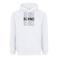 White be kind Heavyweight Hoodie - Unal Design