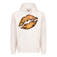 Pale Pink Western Sunflower Lips Premium Hoodie - Bettercallsaul