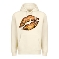 Sandshell Western Sunflower Lips Premium Hoodie - Bettercallsaul