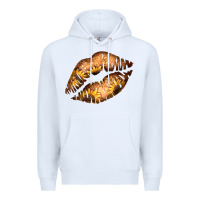 White Western Sunflower Lips Premium Hoodie - Bettercallsaul