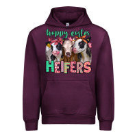 Mauve Wine happy easter heifers Urban Hoodie - Jasminsmagicworld