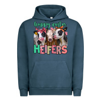 Pigment Midnight Navy happy easter heifers Urban Hoodie - Jasminsmagicworld